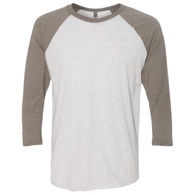 Next Level Unisex Tri-Blend Three-Quarter Sleeve Baseball Raglan Tee Thumbnail