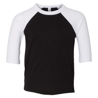 Toddler Three-Quarter Sleeve Baseball Tee Thumbnail